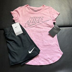 NWT Nike Glitter Athletic Skort Set Girls Size 6